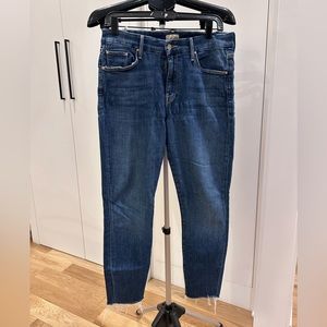 MOTHER “The Looker Ankle Fray” in Girl Crush - Size 29 - In Fair Condition